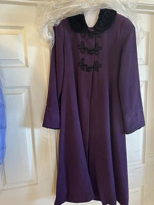 Шерстяное винтажное пико American Girl Sugarplum фиолетовое/сливовое для девочек размер 12 - Изображение 1 из 4