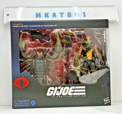 Boneco Hasbro GI Joe Classified Cobra Desert Scorpion 6” 2025 novo lacrado - Imagem 1 de 4