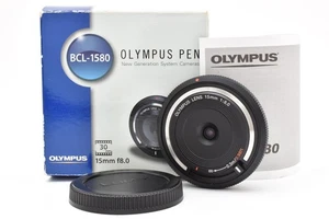 Olympus Objektiv 15mm f/8 BCL-1580 mit Box schwarz für Pen Kamera aus Japan #2617923 - Bild 1 von 13