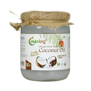 Nutriorg Organic Extra Virgin Coconut Oil, 500ml - Picture 1 of 8