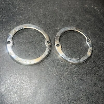 1950 _ 1952 Buick Luces de Estacionamiento Trasero_ Bisel Arriba Juego de Borde Usado Original Foto 1 de 4