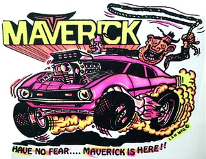 1971 Ford Maverick t-shirt Vintage 70's Classic NOS S.M.L or XL 0072 - Picture 1 of 1