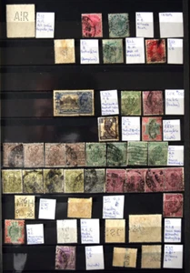 Nice Collection of 65 India Perfins Stamps - Picture 1 of 10