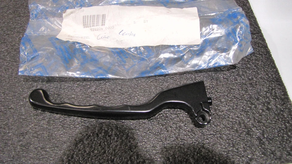 Bremshebel links schwarz Original Piaggio Ciao Lusso  Bj 88   228967 - Bild 1 von 1