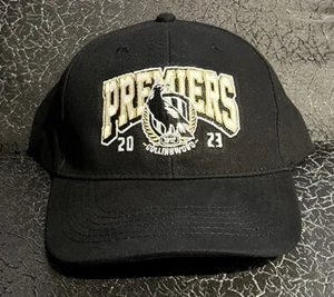 2023 AFL Premiers Collingwood HAT CAP Offical License BNWT - Picture 1 of 10
