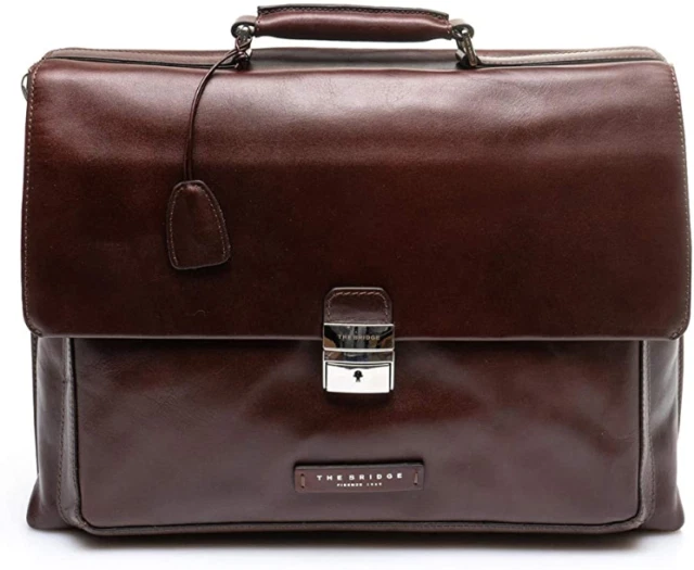 The Bridge 46302844 Borsa Cartella Ventiquattrore per Uomo - Marrone