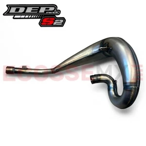 HONDA CR250 DEP BARE METAL STEEL FRONT HEADER PIPE EXHAUST 1996 - Picture 1 of 8