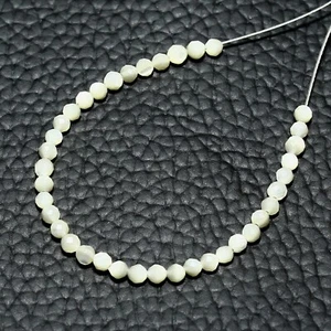 36 cuentas redondas facetadas de piedra lunar natural piedras preciosas sueltas tamaño 2 mm 3,80 quilates - Imagen 1 de 6
