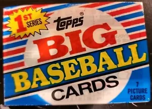 (1) 1988 Topps BIG Baseball 1. Serie Pack (7 Karten) werkseitig versiegelt!! - Bild 1 von 2