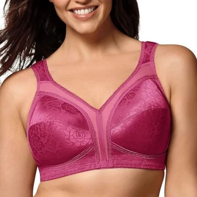 Sujetador PLAYTEX Signature Berry 18 Horas Correa Confort Inalámbrico, Cobertura Completa, 38DDD Foto 1 de 4