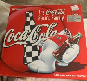 Dale Earnhardt Sr Jr #3 Coke & #1 Polar Bear 1998 Monte Carlo Coca Cola 1:32 Car - Picture 1 of 8