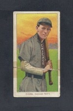 T206 JOHNNY EVERS CHICAGO CUBS - 'Chicago on Shirt'  HALL OF FAMER Sweet Caporal
