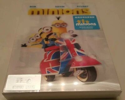 Minions 3D Lenticular & Full Slip Combo STEELBOOK HDZeta (Bluray China) #006/300 - Image 1 of 4