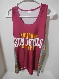New Arizona State Sun Devils NCAA Womens Tank Top Drifit Logo Size MED LOOSE Fit - Picture 1 of 2