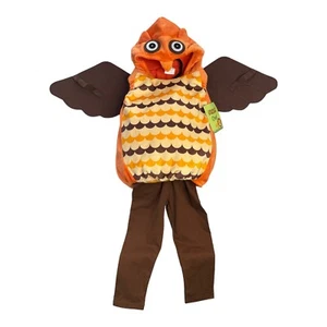 New Baby Plush Owl Halloween Costume 18-24 Months 2 Piece Hooded Jumpsuit NWT - Picture 1 of 5