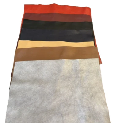 Cortes de cuero de cabra de 12" x 12" | Pack de 5 hojas precortadas Foto 1 de 4