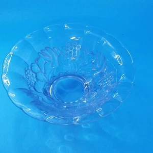 Indiana Glas Obst Design klar 11 Zoll Herzstück Fußschale - Bild 1 von 5