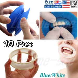 10Pcs Disposable Sterile Rubber Dam Dental Cheek Lip Retractor Opener Latex Free - Picture 1 of 10