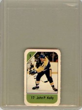 1982-83 POST CEREAL MINI NHL HOCKEY CARD JOHN P. KELLY LOS ANGELES KINGS #NNO