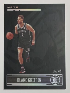 2020-21 Panini Illusions Blake Griffin Brooklyn Nets BLACK Parallel 16/49 SP #80 - Picture 1 of 2