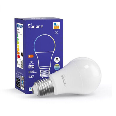 Sonoff B05-BL-A60, Smart LED-Lampe, RGB, E27, WiFi Glühbirne Smart Home • 8.95€