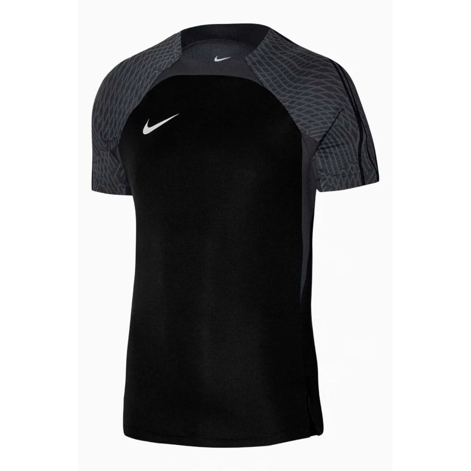 Nike Dri-FIT Stock Strike 23 Short Sleeve Soccer Top Boy's M Black Grey DR2287 - Image 1 of 1