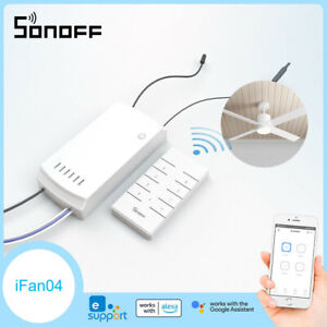 SONOFF iFan04 Ceiling Fan Switch Smart Home DIY Wireless WIFI APP Remote Control