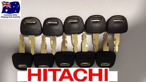 10 x Hitachi Logo Excavator Plant Digger Keys H800 ZAXIS FREE POSTAGE - Picture 1 of 4