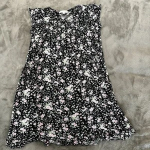 Camisón modal floral negro Eileen West pijama para mujer GRANDE - Imagen 1 de 8
