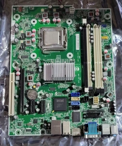 HP 536884-001 536458-001 MOTHERBOARD W/ INTEL CORE 2 DUO SLB9K 3.16GHZ PROCESSOR - Picture 1 of 4