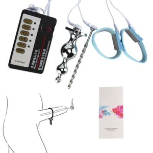 Newest Electric E-stim enhance Sounding Stretcher Penis enhance Bead stretcher - Picture 1 of 10