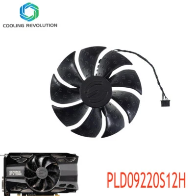 87MM PLD09220S12H Video card fan for EVGA RTX2060 GTX1650 1660 1660ti ITX - Image 1 of 2