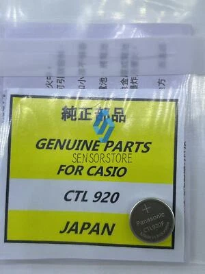 Rechargeable CTL920 CTL920F CTL-920 Battery G-Shock Solar - Image 1 of 2