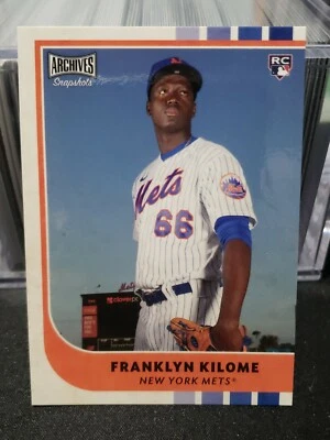 2021 Topps Archives Snapshots Rookie Card #17 - Franklyn Kilome - Mets RC PWE - Image 1 of 2