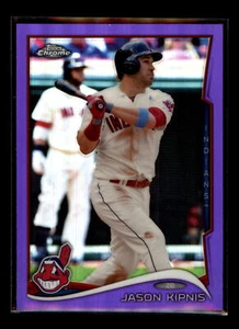 2014 Topps Chrome Purple Refractors #196 Jason Kipnis Cleveland Indians - Picture 1 of 2