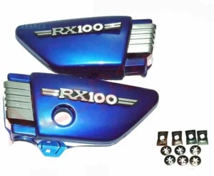 Juego de paneles laterales RX100 plástico azul hecho para Yamaha RX 100 motocicleta EC - Imagen 1 de 8