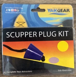 Pack of 3 Yakgear Universal Kayak Scupper Plug Kit For Kayaks - Picture 1 of 3