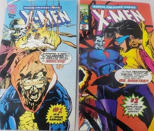 Vtg Marvel Creators Choice X Men #1 & 2 Pizza Hut Mini Comic - Picture 1 of 4