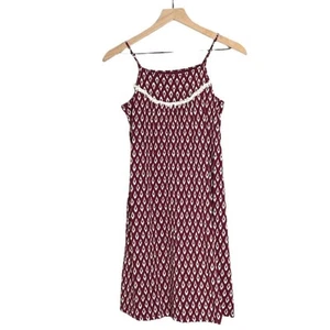 old navy dress girls size xl (14) spaghetti strap MIDI Burgundy - Picture 1 of 6