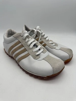 TOTALMENTE NUEVO De colección Desajustado Steve Madden Rascals Marfil/Cuero Bronceado R 7.5 L 8 Foto 1 de 4