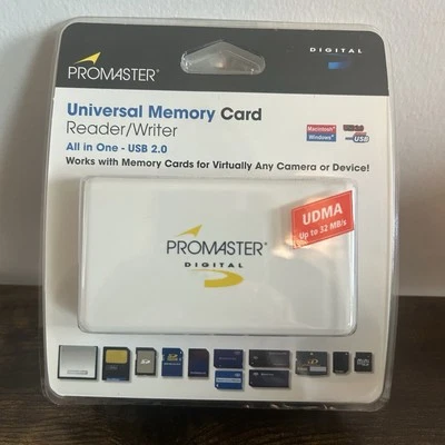 Promaster Digital 6398 Universal Memory Card Reader New USB 2.0 All in One - Image 1 of 4