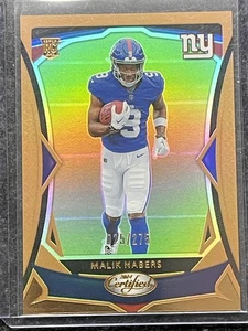 2024 Panini Certified #105 Malik Nabers Mirror Bronze #/275 NY Giants SN,RC - Bild 1 von 2