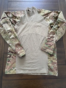 US Army Combat Shirt Herren Large Multicam OCP Camo Flame Resistant FR Made USA - Bild 1 von 9