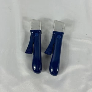Set of 2 Arcoflam Princess House Nouveau Cookware Detachable Blue Handles Only - Picture 1 of 4