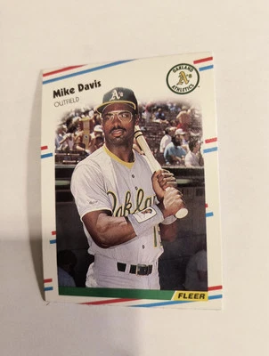 MIKE DAVIS 1988 FLEER #277 FREE SHIPPING - Image 1 of 2
