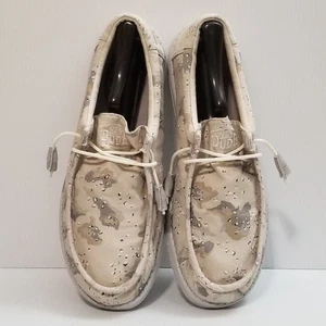 Zapato cómodo Hey Dude Wally camuflaje escala de grises desierto camuflaje sin cordones para hombre talla 11 - Imagen 1 de 13