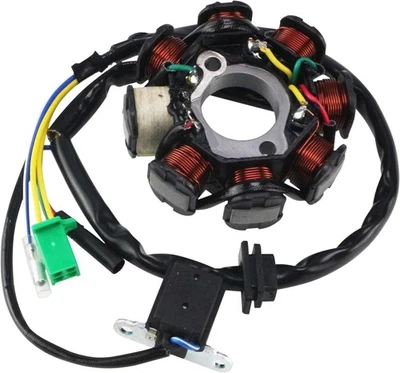 Magneto Stator 8 Pole 8 Coil for GY6 125cc 150cc Scooter Charging System 5 Wire - Image 1 of 4