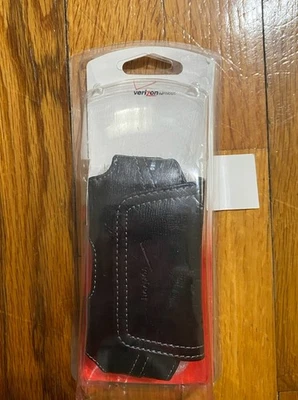 Universal Phone Pouch With Belt Clip Leather Fits Most Mid S Older Phone Verizon - Image 1 of 4