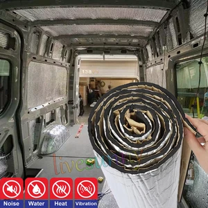 10m Camper Van Insulation Auto 10mm Closed Cell Foam Self-adhesive Soundproof UK - Picture 1 of 42