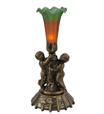 Meyda Tiffany 11428 12" Tall Novelty Table Lamp - Copper - Image 1 of 2